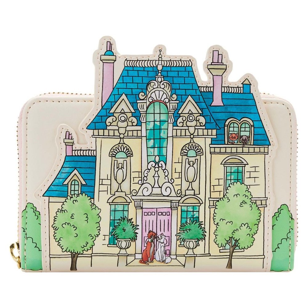 Loungefly Disney the Aristocats Marie House Zip Around Wallet